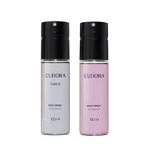 Combo Eudora: Desodorante Body Spray Club 6 100ml + Desodorante Body Spray Eudora 100ml