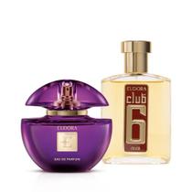 Combo Eudora Eau de Parfum 75ml + Desodorante Colônia Club 6 Fever 95ml