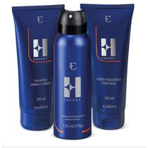 Combo Eudora H Energy: Shampoo 200ml+ Loção Hidratante 200ml+ Desodorante Aerossol 125ml