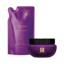 Combo Eudora Indulgent: Creme Desodorante Hidratante Corporal 250g + Refil 200g Combo Eudora Indulgent: Creme Desodorante Hidratante Corporal 250g + Refil 200g