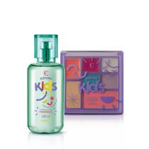Combo Eudora Kids: Palete de Maquiagem Poder Colorido 7g + Imaginação Colônia Infantil 100ml