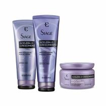 Combo Eudora Siàge Acelera o Crescimento: Shampoo 250ml + Condicionador 200ml + Máscara Capilar 250g Combo Eudora Siàge Acelera o Crescimento: Shampoo 250ml + Condicionador 200ml + Máscara Capilar 250g