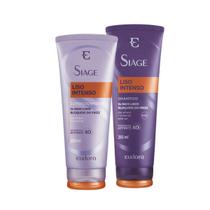 Combo Eudora Siage Cabelo Liso Intenso Shampoo Condicionador