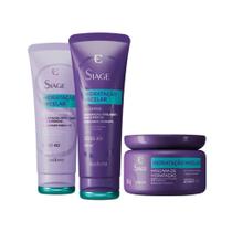 Combo Eudora Siàge Hidratação Micelar Shampoo 250ml + Condicionador 200ml + Máscara Capilar 250g