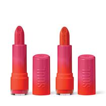 Combo Eudora SOUL Kiss Me Color Blocking: Batom Rosa Trendy Matte 3,7g + Batom Laranja Trendy Matte 3,7g