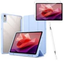 Combo Executivo Capa Acrilico P/tablet Lenovo P12.7 + Pelicula + Caneta Touch
