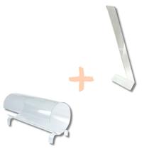 COMBO Expositor TIARA 29cm + Expositor de LAÇOS e presilha