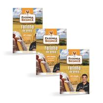 Combo Farinha de Aveia 165g Fazenda Sedrez - 3 unid
