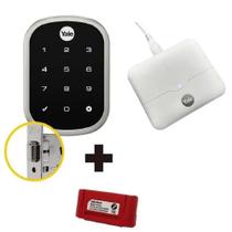 Combo Fechadura Digital Yale Connect YRD256 RL abre com aplicativo e Senha - Trinco Rolete -Kit Combo Fechadura Digital Yale Connect YRD256 RL abre com aplicativo e Senha - Trinco Rolete -Kit