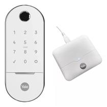 Combo Fechadura Lia Digital Embutir Branca - YALE Combo Fechadura Lia Digital Embutir Branca - YALE