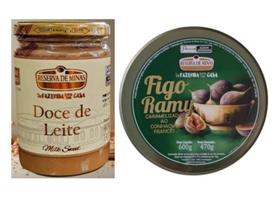 COMBO Figo Ramy Caramelizado 600g Doce De Leite Original Milk Sweet Reserva De Minas 400g COMBO Figo Ramy Caramelizado 600g Doce De Leite Original Milk Sweet Reserva De Minas 400g
