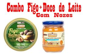 COMBO Figo Ramy Caramelizado 600g MAIS Doce de Leite com Nozes Zero Açúcar 210g RESERVA DE MINAS