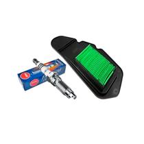 Combo Filtro Ar Honda Pcx 150 ATE 2018 + Vela Iridium Ngk