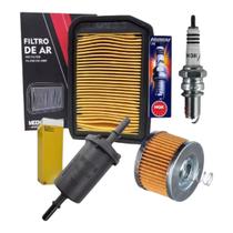 Combo Filtro Ar Yamaha Fazer 150 xtz 150 + Vela Iridium Ngk