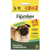 Combo Fiprolex Antipulgas Cães 1 A 10kg - Ceva