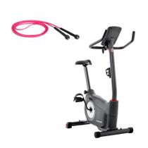 Combo Fitness - Bike Ergométrica Vertical Schwinn e Corda Plástica Rosa Wellness - ES122K
