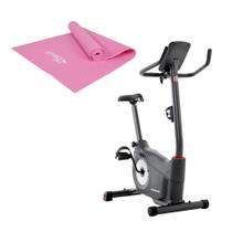 Combo Fitness - Bike Ergométrica Vertical Schwinn e Tapete De Yoga PVC Rosa - ES312K