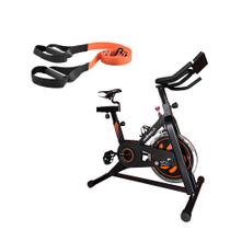 Combo Fitness - Bike Spinning Hb Painel 9kg Uso Residencial e Fita de Suspensão - ES1311K - Wellness