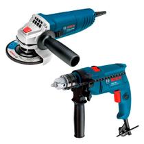Combo Furadeira de Impacto GSB550 + Esmerilhadeira GWS850 Bosch 220V Combo Furadeira de Impacto GSB550 + Esmerilhadeira GWS850 Bosch 220V