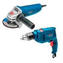 Combo Furadeira de Impacto GSB550 + Esmerilhadeira GWS850 Bosch 220V Combo Furadeira de Impacto GSB550 + Esmerilhadeira GWS850 Bosch 220V