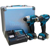 Combo Furadeira Parafusadeira DF333D + Parafusadeira de Impacto TD110D 12V - CLX224SAX (110V/220V) Combo Furadeira Parafusadeira DF333D + Parafusadeira de Impacto TD110D 12V - CLX224SAX (110V/220V)