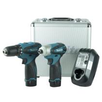 Combo Furadeira Parafusadeira e Parafusadeira de impacto a bateria com maleta - LCT204 (110V/220V) Combo Furadeira Parafusadeira e Parafusadeira de impacto a bateria com maleta - LCT204 (110V/220V)