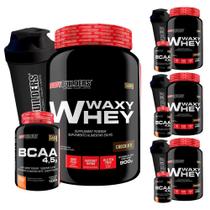 Combo Galera: 4X Whey 900G Cho+ 4X Bcaa 100G+4X Coq. - Bb