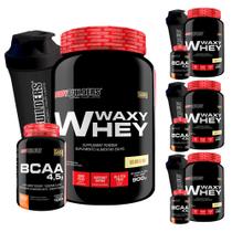 COMBO GALERA: 4x Whey Protein 900g + 4x BCAA 100g + 4x Coqueteleira - Bodybuilders way/wey