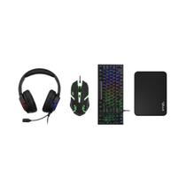 Combo Gamer 4 em 1 Bright Lumen Preto Combo Gamer 4 em 1 Bright Lumen Preto