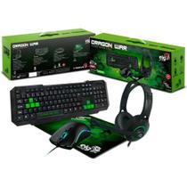 Combo gamer 4 em 1 teclado mouse fone mousepad Extreme Life Gaming Cgdw41g