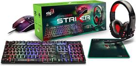 Combo Gamer Jungle (Teclado,Mouse,Headset,Mousepad) CL-CJ01 CLANM