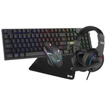 Combo Gamer Periféricos Teclado Mouse Rgb Mouse Pad Headset