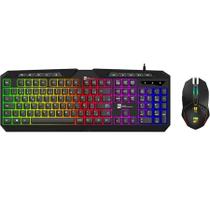 Combo Gamer Teclado E Mouse Com Fio Led Multi L Pro