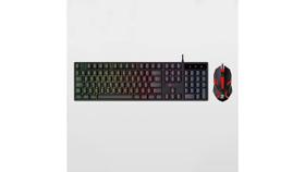 Combo Gamer Teclado E Mouse USB Led X-Black 1909 R8