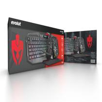 Combo gamer (teclado+mouse+fone+mousepad) eg50 evolut .