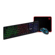 Combo Gamer TGT Fal, Rainbow, Teclado ABNT2, Mouse 1500DPI, Mousepad Pequeno, TGT-FAL-RBW02 - TGT Target