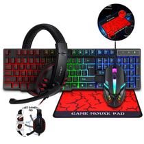 Combo Gamer Twolf TF800 4 em 1 com Iluminação RGB ABNT2 Combo Gamer Twolf TF800 4 em 1 com Iluminação RGB ABNT2