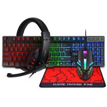 Combo Gamer Twolf TF800 Teclado Mouse Headset RGB