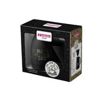 Combo Garrafa Térmica Café Chá 700ml Suporte Filtro Sanremo