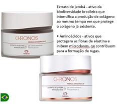 Combo Gel Creme Antissinais 45+ Dia e Noite Fir. e Radi. Chronos