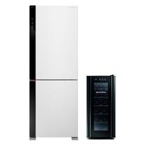 Combo Geladeira Inteligente B= Smart 500L Cor Branca + Adega 12 Garrafas Cor Preta Brastemp (BRE66AB + BZC12BE) - B6AB_BCZ1_CJ