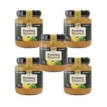 Combo Geleia de Abacaxi Com Hortelã. 270g Fazenda Sedrez - 5 unid Combo Geleia de Abacaxi Com Hortelã. 270g Fazenda Sedrez - 5 unid