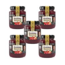 Combo Geleia de Morango Com Pimenta 270g Fazenda Sedrez - 5 unid Combo Geleia de Morango Com Pimenta 270g Fazenda Sedrez - 5 unid