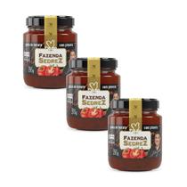 Combo Geleia de Tomate Com Pimenta 270g Fazenda Sedrez - 3 unid Combo Geleia de Tomate Com Pimenta 270g Fazenda Sedrez - 3 unid