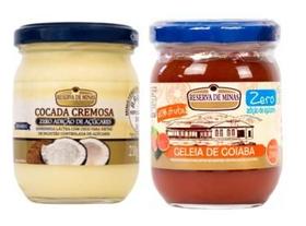 COMBO GELEIA GOIABA RESERVA DE MINAS ZERO AÇUCAR 200gCocada Cremosa Diet Zero Açúcar 210g COMBO GELEIA GOIABA RESERVA DE MINAS ZERO AÇUCAR 200gCocada Cremosa Diet Zero Açúcar 210g