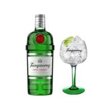 COMBO GIN TANQUERAY London Dry 750ml + 1 Taça TANQUERAY DE VIDRO IMPORTADA