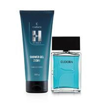 Combo H Acqua: Desodorante Colônia 100ml + Shower Gel 2 em 1 200g