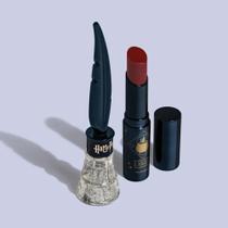 Combo Harry Potter Quem Disse, Berenice: Balm Labial Vermelho 3,2g + Delineador Prata 7ml