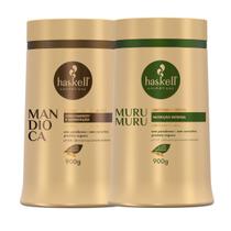 Combo Haskell Máscara Mandioca 900g + Máscara Murumuru 900g