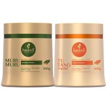 Combo Haskell Máscara Murumuru 500g + Máscara Haskell Tutano Vegetal 500g